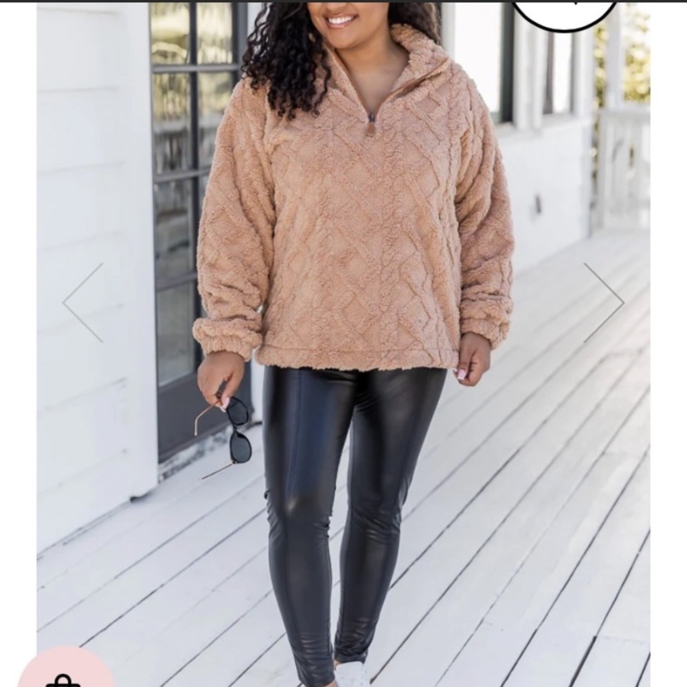 Black Small Faux Leggings